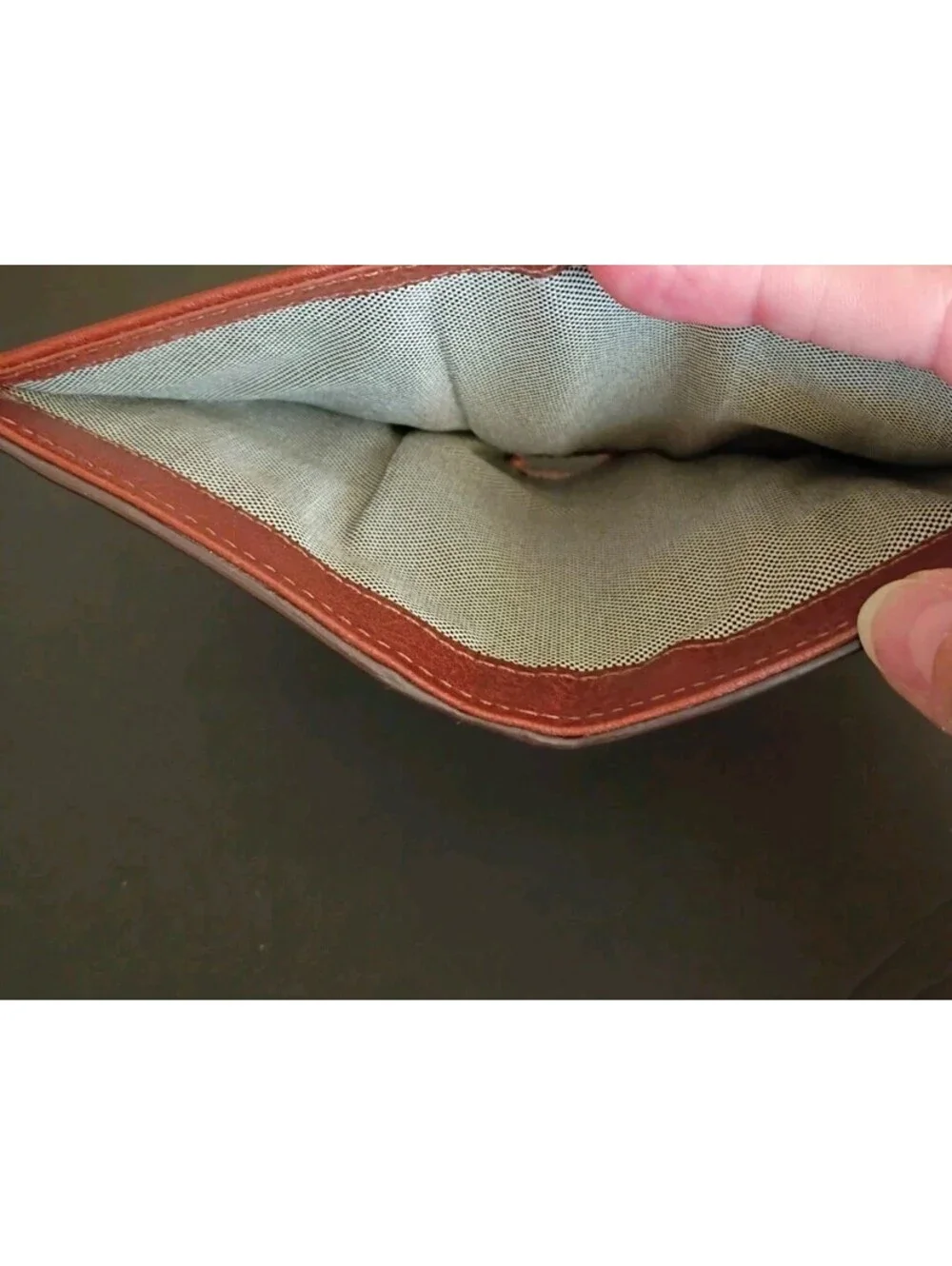 Fossil Leather Bifold Wallet Liza Multifunction Women Brown